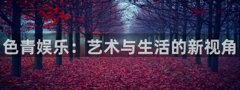 星亿娱乐加拿大：色青娱乐：艺术与生活的新视角